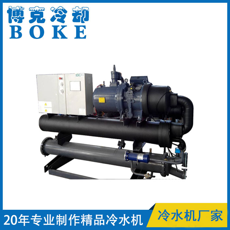 鞍山吹瓶機(jī)冷卻用水冷螺桿式冷水機(jī)